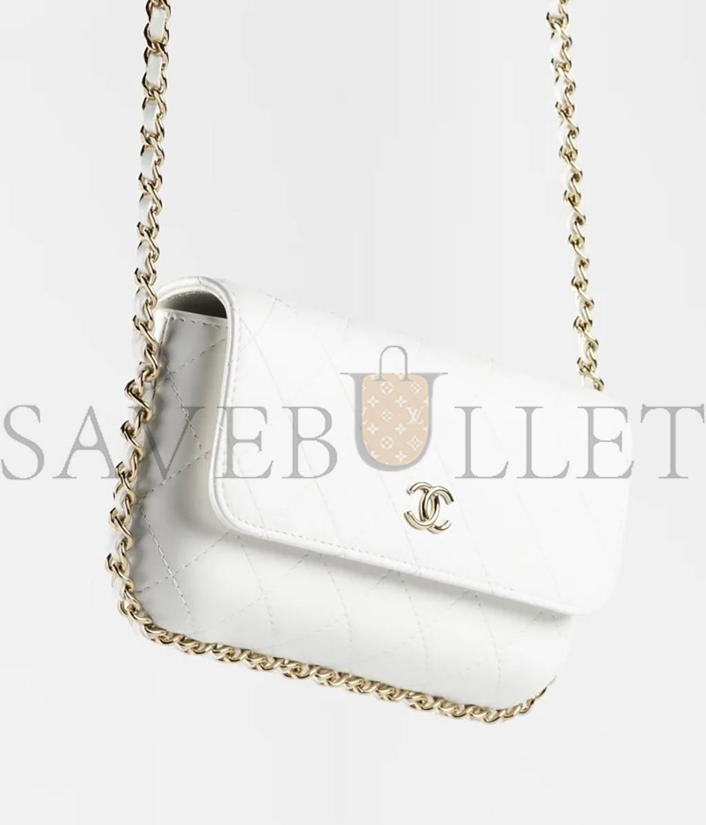 Ch*el flap phone holder with chai ap2839 y04059 10601 (12cm*22cm*5.5cm)